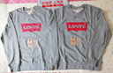 李維斯Levi's情侶同款美式時尚休閑通勤圓領套頭LOGO寬松長袖衛衣 曬單實拍圖