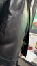 凱撒（KAISER）真皮皮衣男士翻領(lǐng)綿羊皮秋冬百搭中青年機車(chē)皮夾克外套上衣 曬單實(shí)拍圖