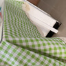 茵思宛（YINSIWAN） 桌布布藝棉麻田園風(fēng)格餐桌布小清新簡(jiǎn)約長(cháng)方形亞麻臺布茶幾布蓋巾 （棉麻）格子綠 120*160cm（常用茶幾） 曬單實(shí)拍圖
