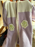 久歲伴防靜電兒童睡袍女童秋冬季加厚珊瑚絨家居服中大童中長(cháng)款保暖睡衣 曬單實(shí)拍圖