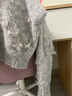 香影圣誕氛圍感蝴蝶針織衫女2026春裝新款重工刺繡慵懶風(fēng)灰色毛衣 淺灰 上衣 M 160/84A/95-110斤 曬單實(shí)拍圖