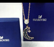 施華洛世奇（SWAROVSKI）   SYMBOLICA  神秘月亮造型 項鏈畢業(yè)禮物女生日禮物 夜空藍 5489534 曬單實(shí)拍圖