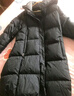 黑冰戶(hù)外女連帽中長(cháng)款鴨絨羽絨服冬季防風(fēng)保暖羽絨服 FAF8958 深灰 XL 曬單實(shí)拍圖