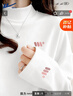 回力打底衫女2026新款秋冬加厚內搭洋氣半高領(lǐng)打底衣絨德女士長(cháng)袖上衣 曬單實(shí)拍圖