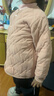 兒童校服神器秋冬新款三層絎棉男童棉衣加絨加厚內搭女童棉襖a類(lèi) 開(kāi)衫-蜜桃粉 【三層保暖鎖溫】 130 （建議身高115-125CM） 曬單實(shí)拍圖