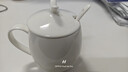 瓷秀源純白唐山骨瓷杯馬克杯水杯咖啡杯辦公室茶杯陶瓷杯子家用logo定制 Q杯-帶蓋勺400ml(單個(gè)) 曬單實(shí)拍圖