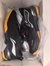 李寧（LI-NING）羽毛球鞋男 全新舒適?科技中底防滑專(zhuān)業(yè)比賽男鞋 【刀鋒MAX】AYAU003-3黑8李詩(shī)灃版 41.5 曬單實(shí)拍圖
