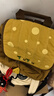 toutou原創(chuàng  )設計芝士南瓜雙肩包輕便通勤旅行背包書(shū)包送禮新年禮物 拿坡里黃 曬單實(shí)拍圖