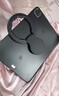 2025新款ipadair7保護套6適用蘋(píng)果Pro創(chuàng  )意ipad七8九全包11十代殼 tpu黑色+圓形支架 ipad 2017/2018 (9.7寸) 曬單實(shí)拍圖