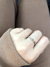 多想余戒指女款輕奢高級感小眾食指閨蜜指環(huán)素圈ins高顏值小眾素戒單戒 水滴環(huán)扣素圈戒指 曬單實(shí)拍圖