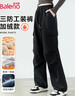 班尼路（Baleno）兩穿軟殼三防工裝褲女2025秋冬季新款戶(hù)外運動(dòng)加絨保暖耐磨傘兵褲 曬單實(shí)拍圖