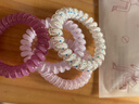 美膚語(yǔ)糖果色漸變電話(huà)線(xiàn)發(fā)圈發(fā)繩頭繩葡萄椰椰4根扎頭發(fā)無(wú)痕皮筋MF8284 曬單實(shí)拍圖
