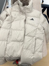 阿迪達斯（adidas）SPORTSWEAR LONG DOWN JACKET保暖長(cháng)款600蓬鴨絨連帽羽絨服KB5094 KB5094 164 cm 曬單實(shí)拍圖