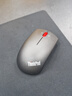 ThinkPad 聯(lián)想thinkplus小黑紅點(diǎn)無(wú)線(xiàn)鼠標 筆記本電腦辦公鼠標 單模-無(wú)線(xiàn)鼠標（石墨黑） 曬單實(shí)拍圖