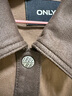 ONLY2025秋季新款休閑復古拼接翻領(lǐng)短款寬松外套女|125136017 E09 雨鼓棕色 S (160) 80A 曬單實(shí)拍圖
