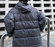 熊貓·本2025冬季連帽羽絨服男加厚保暖白鴨絨200G純色雙開(kāi)拉鏈LOGO面包服 極夜黑「立領(lǐng)·通勤版」85絨子·可溯源·新國標 M 曬單實(shí)拍圖