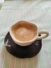 SUCCOHOMEWARE北歐簡(jiǎn)約風(fēng)咖啡杯套裝家用陶瓷馬克杯喝水杯子公司辦公室下午茶杯 摩卡墨爾本(1杏杯1咖碟) 曬單實(shí)拍圖