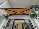 獵鋼狼（免費安裝）電動(dòng)伸縮雨棚遮陽(yáng)棚遙控全盒露臺庭院高端鋁合金雨棚 長(cháng)3米伸出2.5米【包測量安裝】 曬單實(shí)拍圖