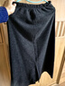 浪莎衛衣半身裙秋冬季新款毛呢裙小個(gè)子垂墜顯瘦包臀長(cháng)裙開(kāi)叉一步裙 曬單實(shí)拍圖