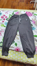 紫涵紫涵寬松束腳休閑褲豎平紋涼感長(cháng)褲夏季新款簡(jiǎn)約時(shí)尚顯瘦百搭 深灰 S 曬單實(shí)拍圖