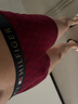 Tommy Hilfiger男裝經(jīng)典提花腰邊滿(mǎn)印柔軟舒適彈力貼身家居四角褲平角內褲 紅色印花09Z L 曬單實(shí)拍圖