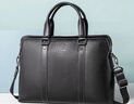 奧康商務(wù)公文包頭層牛皮手提男包電腦斜挎包生日禮物送男友老公 曬單實(shí)拍圖