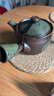 K-UNING 日本進(jìn)口萬(wàn)古燒急須花吹雪陶壺功夫茶壺日式側把泡茶壺陶瓷茶具 G7183花吹雪匠+茶杯（ 織部） 310ml 曬單實(shí)拍圖