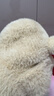 兒童帽子卡通可愛(ài)面罩圍脖一體帽冬季戶(hù)外毛絨保暖針織毛線(xiàn)帽 米色 推薦3-8歲 曬單實(shí)拍圖
