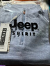 JEEP SPIRIT保暖抓絨衣女德絨長(cháng)袖T恤立領(lǐng)半拉鏈加絨套頭衫運動(dòng)休閑透氣上衣 寶石藍 2XL 曬單實(shí)拍圖