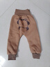 贏(yíng)一貝（Yingyibei）嬰兒加絨加厚大pp褲秋冬男童女寶寶小童衣服冬裝保暖洋氣長(cháng)褲子 淺奶茶 100 曬單實(shí)拍圖
