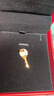 百泰首飾（BATAR JEWELLERY）生日禮物黃金吊墜女999足金小鑰匙掛墜金鎖匙鑰你幸福金墜子 2.51g 曬單實(shí)拍圖