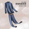 貓人兒童德絨保暖內衣套裝發(fā)熱男女童中大童學(xué)生中領(lǐng)打底加厚秋衣秋褲 曬單實(shí)拍圖