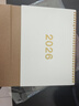 京噶日歷小槑同學(xué) 2026年新款簡(jiǎn)約無(wú)印風(fēng)臺歷2025下半年高顏值ins風(fēng)日歷桌面擺件辦公室學(xué)生26年臺式月 大號白色 曬單實(shí)拍圖