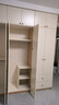 全友家居原木奶油風(fēng)成品衣柜加頂柜組合家用小戶(hù)型衣柜子衣櫥臥室家具 【原木奶油風(fēng)】2.1*2.6m五門(mén)衣柜+頂柜 儲物空間大+多尺寸+超高性?xún)r(jià)比 曬單實(shí)拍圖