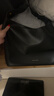 CHARLES&KEITH25冬新品時(shí)尚大容量通勤單肩托特包新年禮物送女友CK2-40782736 Noir黑色 L 曬單實(shí)拍圖