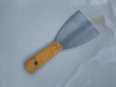 油灰刀鏟刀不銹鋼刮刀批灰刮膩子刀裝修加厚型油漆小鏟刀清潔工具 油灰刀-4寸-1把裝（opp袋裝） 曬單實(shí)拍圖