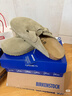 BIRKENSTOCK勃肯德國進(jìn)口新品男女款牛皮絨面革Boston包頭拖鞋 卡其綠窄版1025844 37 曬單實(shí)拍圖