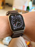 奧魯姆AULUMU C03 適用AppleWatch蘋(píng)果手表Ultra2/Series11/10/SE 鈦合金超薄磁吸扣運動(dòng)表帶 鈦扣灰帶 曬單實(shí)拍圖