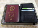 博納云出國旅行證件包護照包RFID防盜刷 掛脖便攜隨身短款票據包卡包 灰色 曬單實(shí)拍圖
