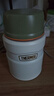 膳魔師（THERMOS）保溫杯戶(hù)外露營(yíng)旅行便攜燜燒罐大容量保溫瓶大肚壺TSK2 山野綠 520ml 燜燒罐 曬單實(shí)拍圖