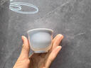 九土白品茗杯小茶杯景德鎮簡(jiǎn)約高白釉茶杯功夫茶具 單杯 曬單實(shí)拍圖