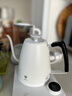 HARIO智能溫控手沖壺旋鈕式開(kāi)關(guān)溫控壺電動(dòng)燒水壺智能家用手沖咖啡壺 白色智能溫控分享壺 曬單實(shí)拍圖