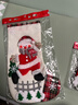 酷依寶圣誕襪子禮物袋大號老人雪人禮品糖果襪場(chǎng)景吊飾掛飾圣誕節裝飾品 曬單實(shí)拍圖