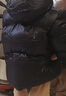 蓋璞男幼童2025秋季新款寬松亮面短款連帽羽絨服兒童裝外套824321 曬單實(shí)拍圖