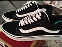 VANS范斯官方 升級款ComfyCush Old Skool舒舒服服經(jīng)典黑運動(dòng)鞋 黑色 40 曬單實(shí)拍圖
