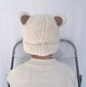 獺惠寶寶帽子冬季韓版男女童嬰兒毛絨帽針織保暖護耳秋冬款兒童毛線(xiàn)帽 毛絨帽-PIT小熊帽-米色 頭圍44-51cm 曬單實(shí)拍圖