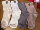貓人男士襪子純棉抗菌透氣中筒襪防臭吸汗透氣秋冬款長(cháng)襪2026新款 米色+卡其+淺咖+淺藍+黑色【5雙裝】 均碼 曬單實(shí)拍圖