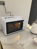 格蘭仕（Galanz）微波爐烤箱一體機 光波爐 家用平板機械旋鈕式 迷你小型20L 操作簡(jiǎn)單經(jīng)典 可燒烤G70F20N2L-DG(S0) 曬單實(shí)拍圖