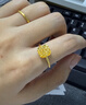 周六福爆閃方糖5G工藝黃金戒指女新年生日禮物計價(jià)A0113174 13號約2.62g 曬單實(shí)拍圖