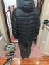 【京東直采】輕薄排骨羽絨服女冬短款連帽保暖便攜內膽外套新年 黑色 L 165/88A 曬單實(shí)拍圖
